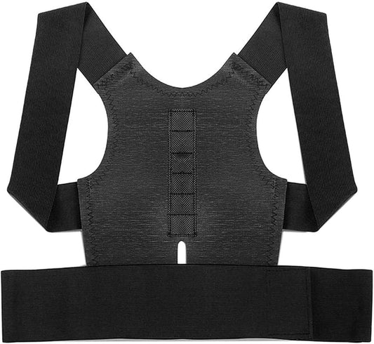 Curvear Unisex Back Posture Corrector, Magnetic Adult Correction Tape, Spine Back Shoulder Lumbar Posture Correction, Corset Body Shaper