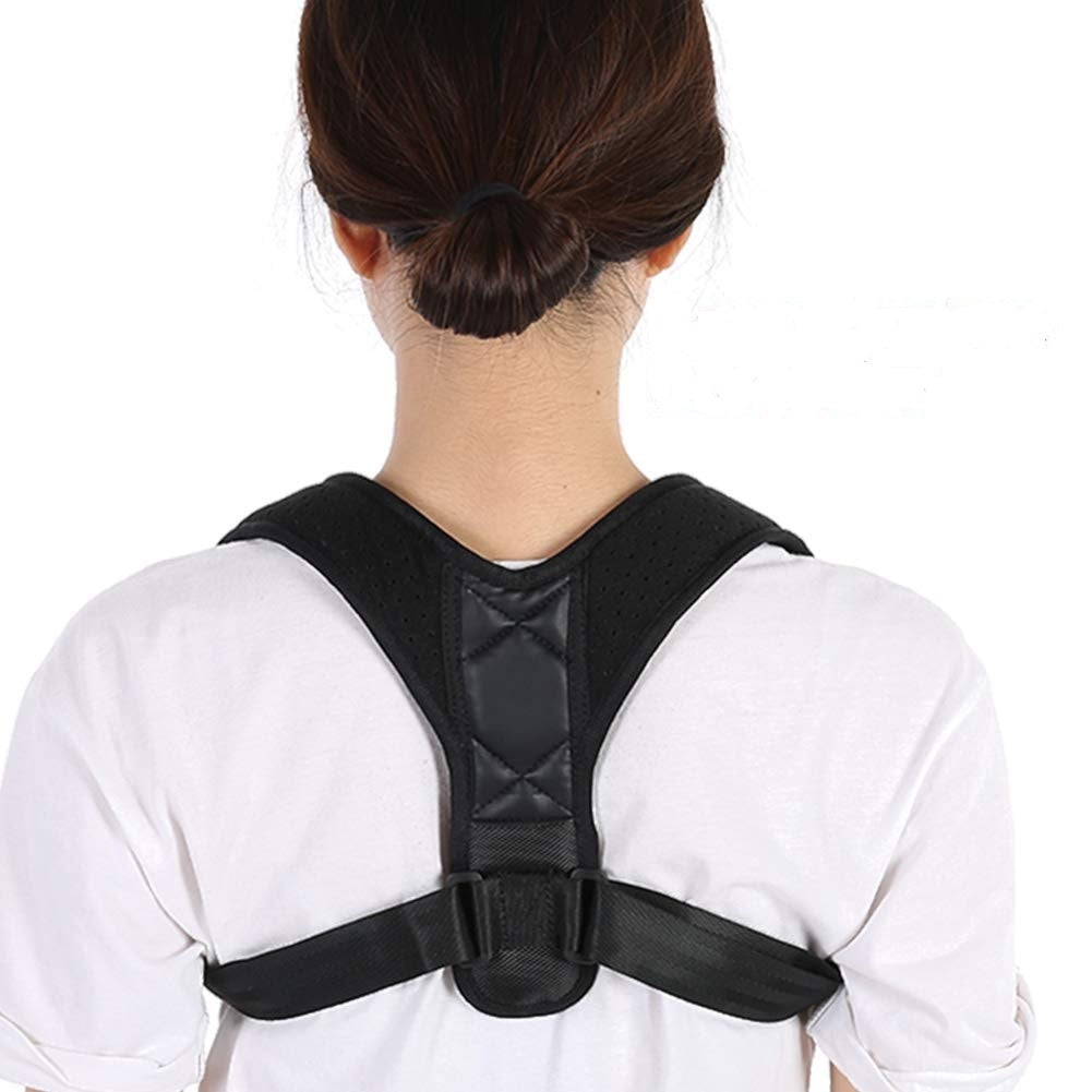 Curvear Posture Corrector Back and Shoulder Support Brace for Women & Men Neck Pain Relief Kyphosis Improve Bad Posture Adjustable Trainer