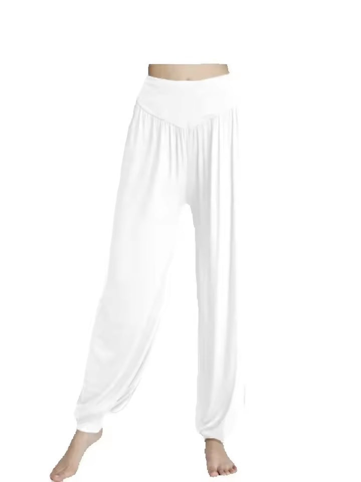 Curvear Super Soft Woman Modal Harem Pants Elastic Yoga Pants Dance Pants Sport Pants