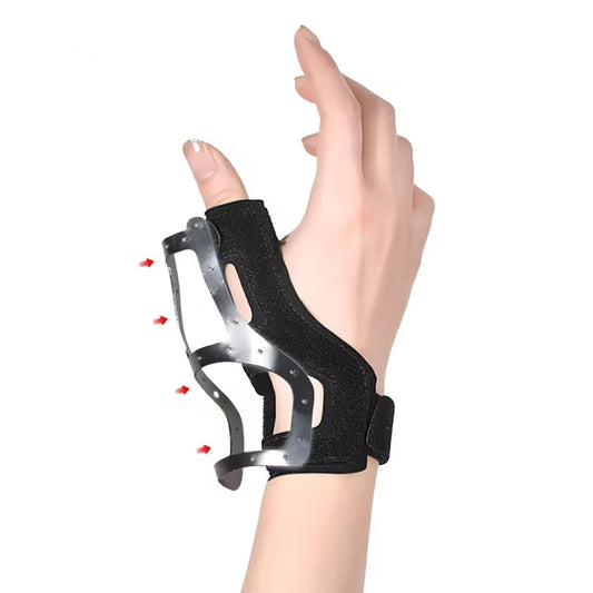Curvear Reversible Thumb Splint Wrist Support for Arthritis & Trigger Finger – 1PC Right Hand, Comfortable & Adjustable