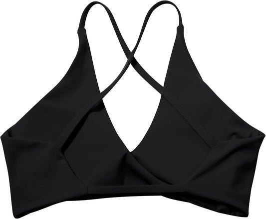 Curvear Women Seamless Sports Bra Sweatproof Breathable Shockproof Crop Top Fitness Push Up Workout Yoga Bra 2 Pack