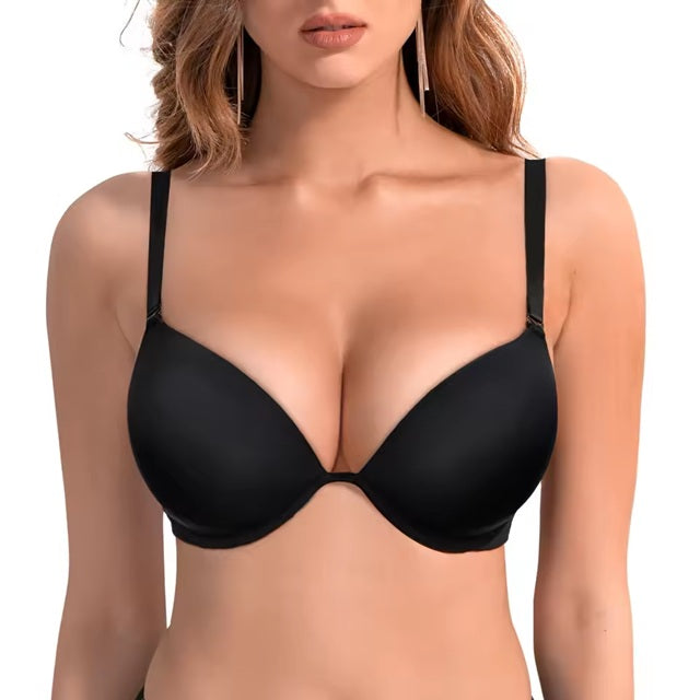 Curvear Women Everyday Sexy Bra 1/2 Cups Underwire Padded Adjusted Convertible Push Up Bras Seamless Bra.