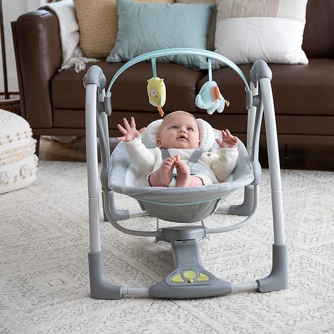 Curvear ®️Toddler Outdoor Sheep Lounge Rocker Chair with Vibration, Safety, Plastic Swing, Baby Bouncer for 1 Year Old.