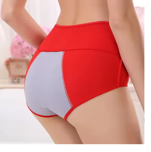 Curvear High Waist Large Plus Size Basic 100% Cotton Underpants Panties Custom Underwear Briefs for Women Ladies. 2 set