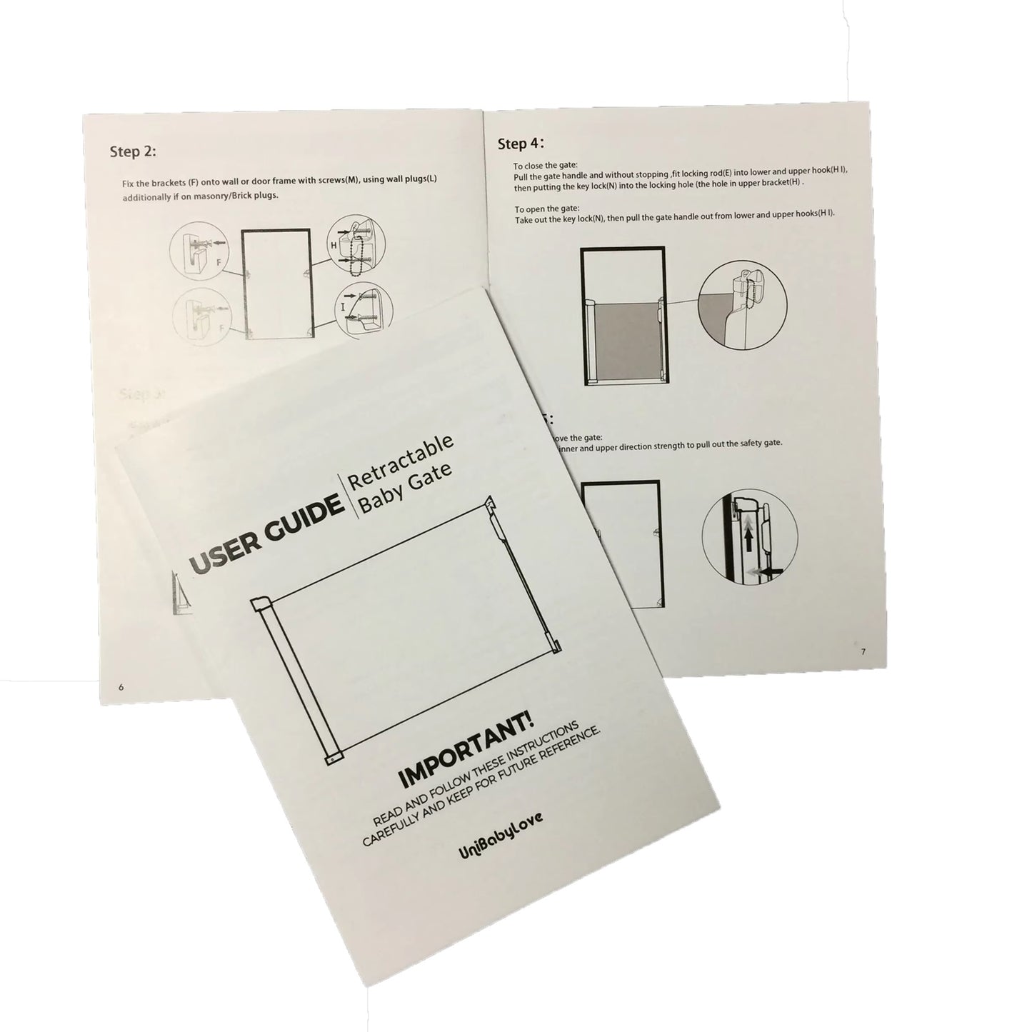 Curvear Gate for Stairs, Mom's Choice Awards Winner-Dog Gate for Doorways, Auto Close Safety Pet Gate for Dogs Indoor, Easy Install Pressure Mounted Child Gate with Walk.