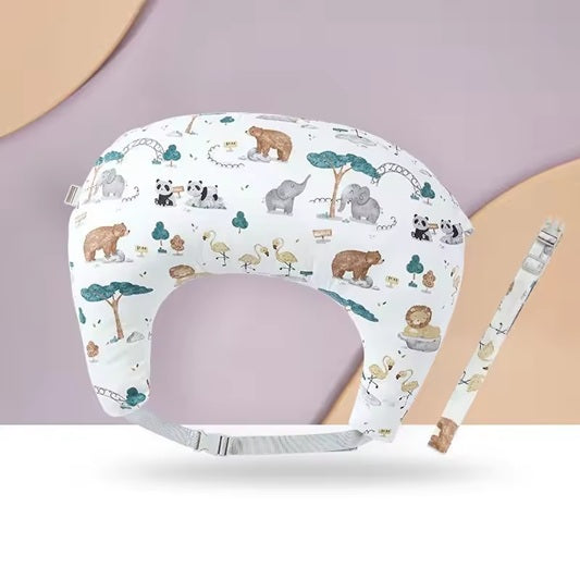 Curvear Four Seasons Universal Newborn Breastfeeding Pillow New Baby Feeding Pillow Multi-purpose Pregnant Women's Waist Protect Pillow.