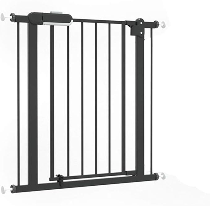 CURVEAR ®️Metal Children Protection Door for Stairs – Retractable Baby Safety Security Gate for Stairs and Home.