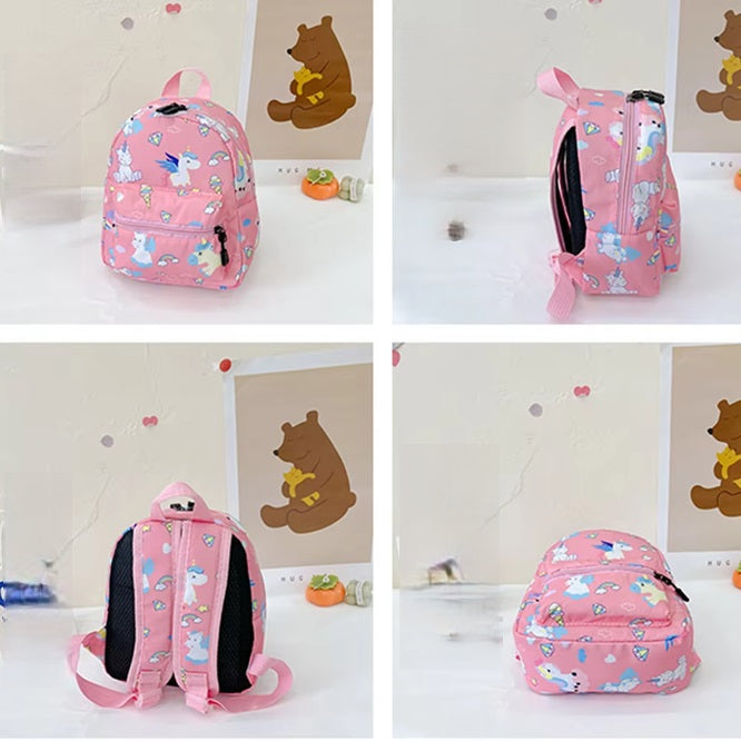 Curvear Personalized Name Cartoon Kids Backpack Little Dinosaur Kindergarten Bag with Embroidered Name Small Light Kids Schoolbags.
