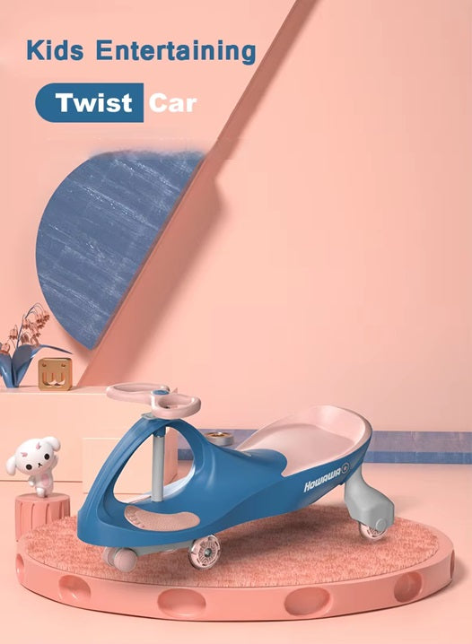 Magic Kids Swing Car ,Baby Push Ride-on Swing Car, Baby Twister Ride On Car, Ride-on Magic Toy Car 3+ Years Kids with Scratch Free PU Wheels, 120 Kgs Weight Capacity.
