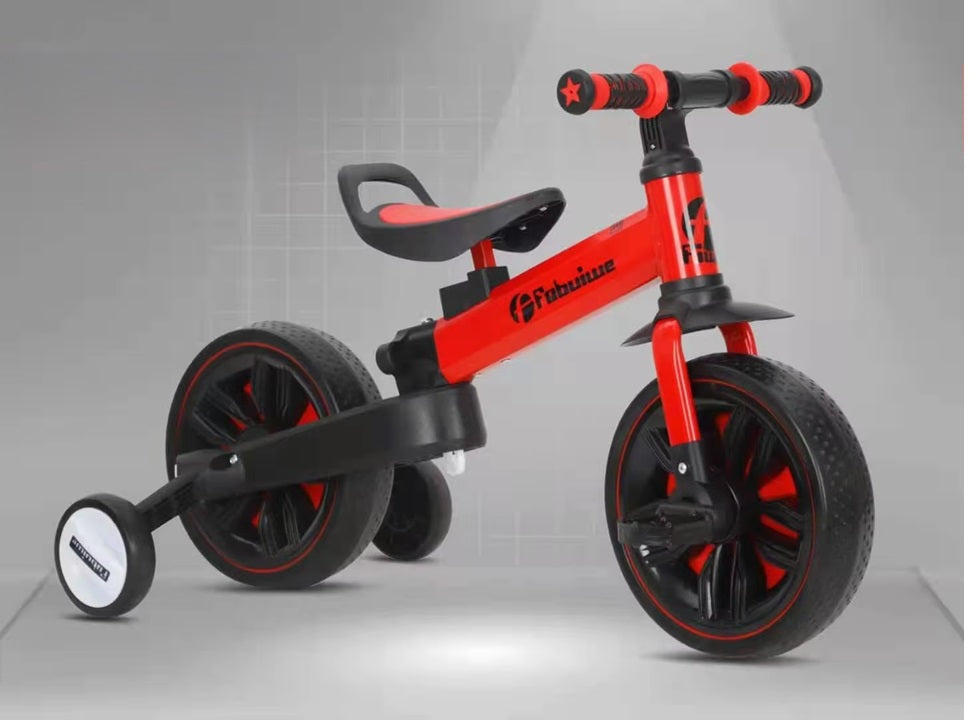 Curvear Lightweight Portable 3-in-1 Kids Trikes Tricycle Ideal for 10 Months to 4 Years Old Boys Girls, Balance Training.