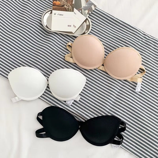 Women's Cotton Underwear Sexy Lace Brassiere Fashion Strapless Push Up Bra Backless Invisible Bra Female Sexy Lingerie Plus Size.