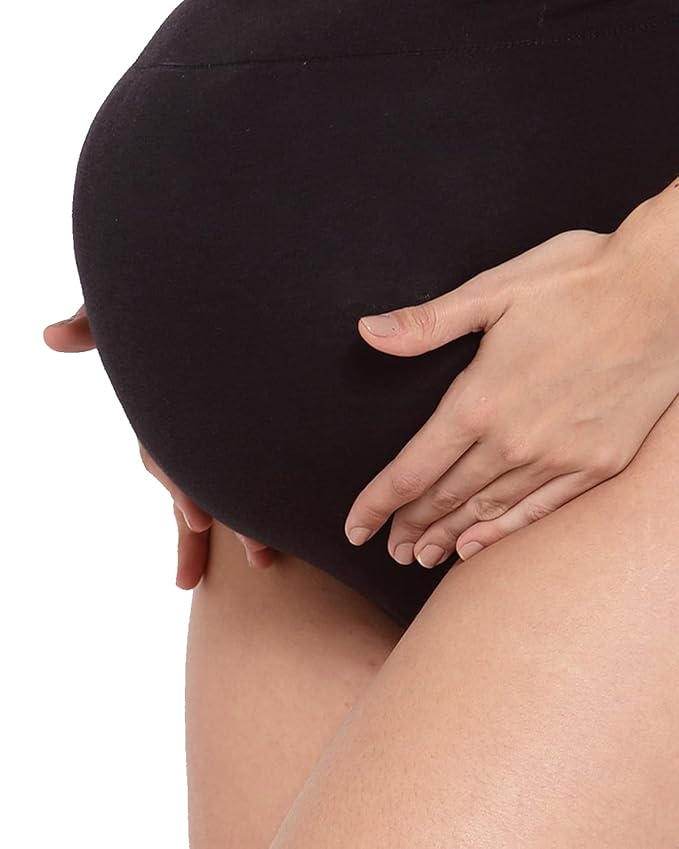 Curvear High Waist Abdominal Support Pregnancy Panties Seamless Maternity Underwear Shapewear for Women.