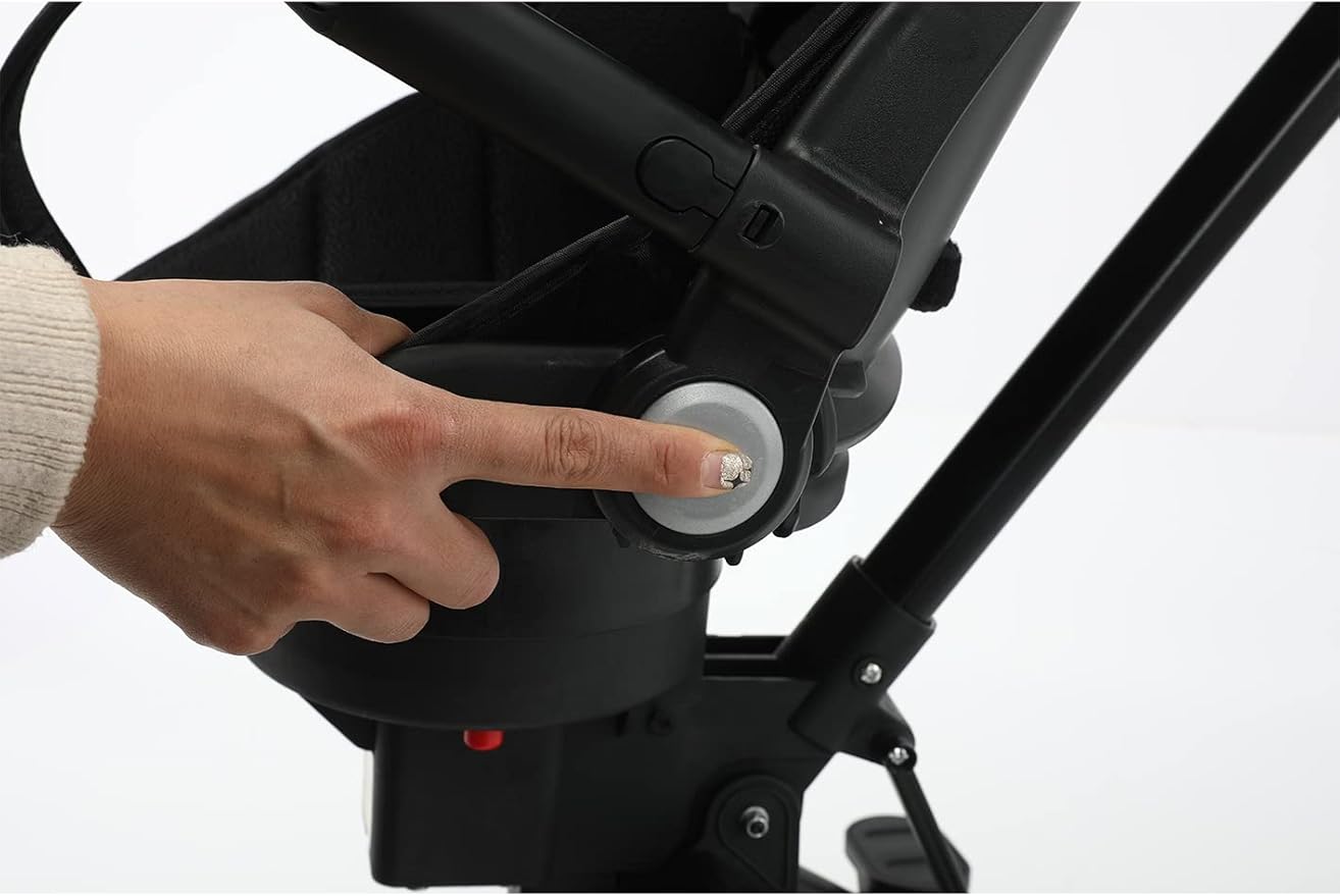 Baby Stroller with 360 Degree Rotation, Travel-Friendly with Reversible Seat and Non-Slip Comfortable Design - Great for On-the-Go Parents - Holds up to 15 kg - from Curvear .