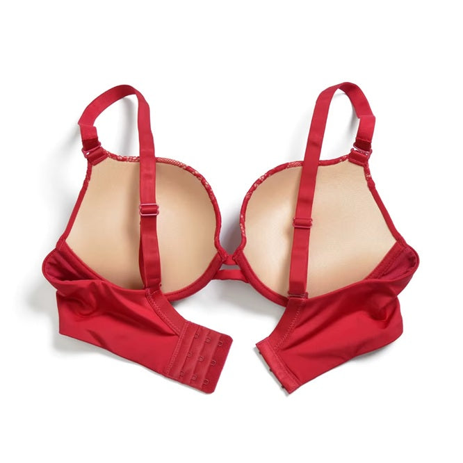 Curvear New Women Bra Padded Lace Bralette Push Up Bras Wire Bone Floral Sexy Lingerie Plunge Brassiere 30-44 Size A-E Cups.