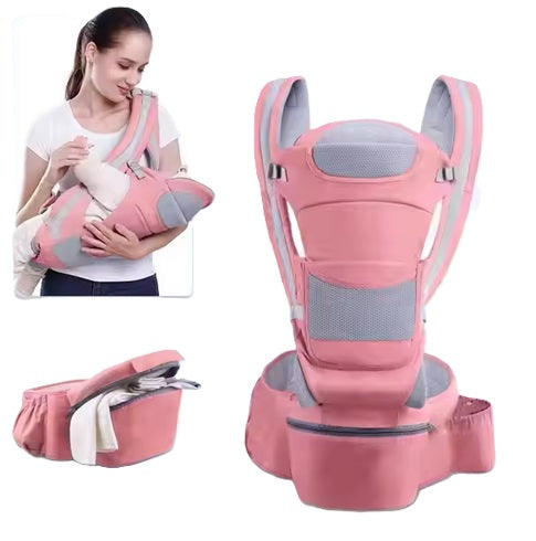 Curvear Baby Carrier Flip 4-in-1 Carrier - Ergonomic, Convertible, face-in and face-Out, Front and Back Carry for Newborns and Older Babies.