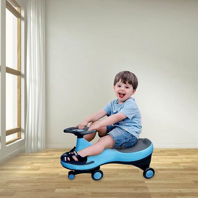 Curvear Ride on Cars for Kids/Baby Magic Car Swing Car | Twister Magic Car with PU Led Wheels| | Ride on Swing Magic Car for Kids 3 to 8 Years Boys Girls.