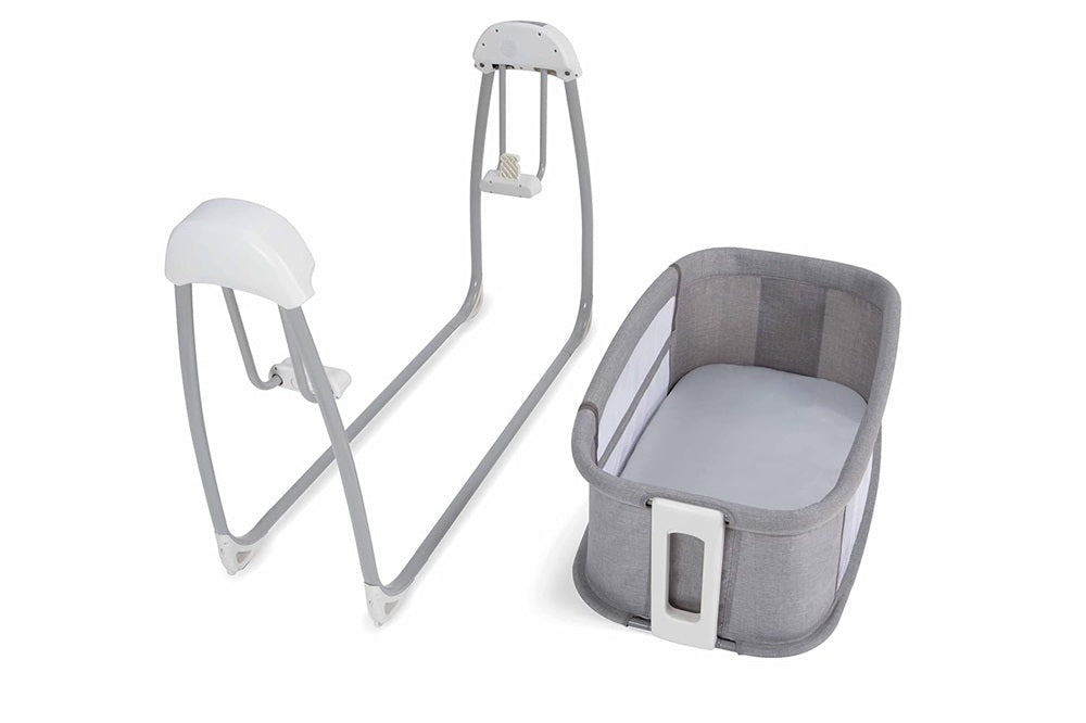 Curvear Adjustable Baby Bassinet & Bedside Sleeper: Portable Crib for Infant/Newborn with Easy Access & Comfort.