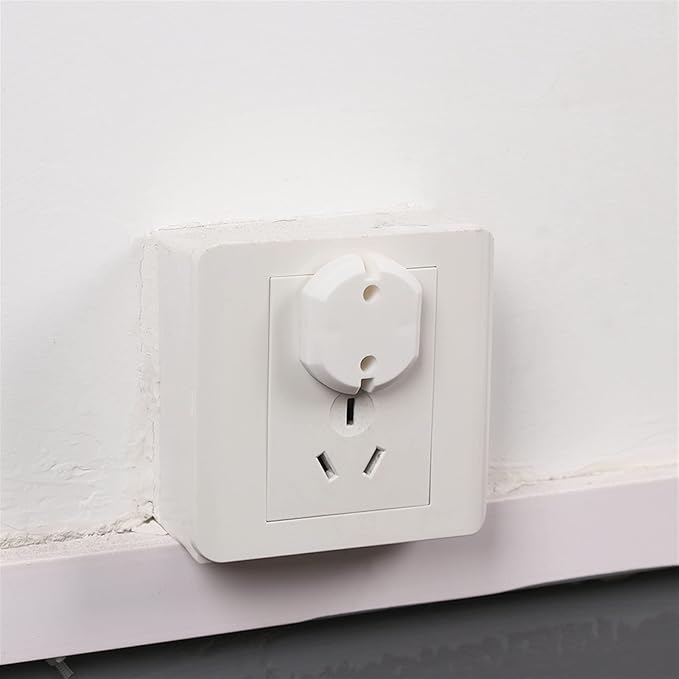 CURVEAR Socket Fuses Pack of 15, Child Safety Sockets, Protectors, Child Lock for Home Electrical Safety and Protection.