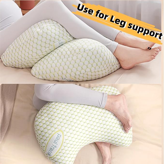 Curvear Modern Maternity Sleep Pillow, U-Shape Pregnancy Support Full Body Cushion for Belly, Waist, Leg, Side Lying Comfort.