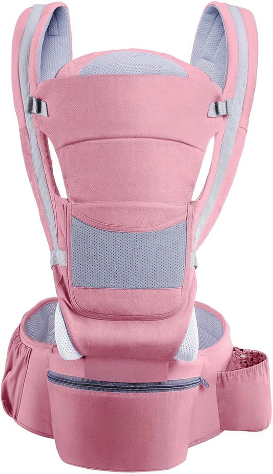 Curvear Baby Carrier Flip 4-in-1 Carrier - Ergonomic, Convertible, face-in and face-Out, Front and Back Carry for Newborns and Older Babies.