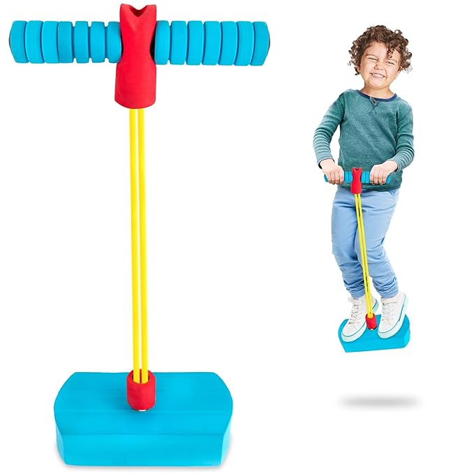 Curvear New Sports Games kids Toys Foam Pogo Stick Jumper Outdoor Playset Fun Fitness Equipment Toys For Children Gifts Boys Girls.