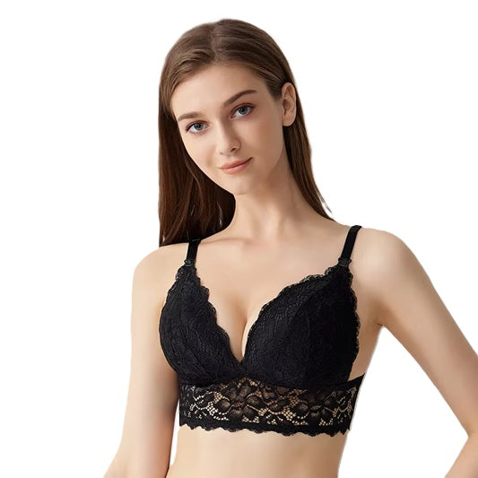Curvear Sexy Lace Pregnancy Maternity Nursing Bra for Women, Ideal for Breastfeeding and Comfort.