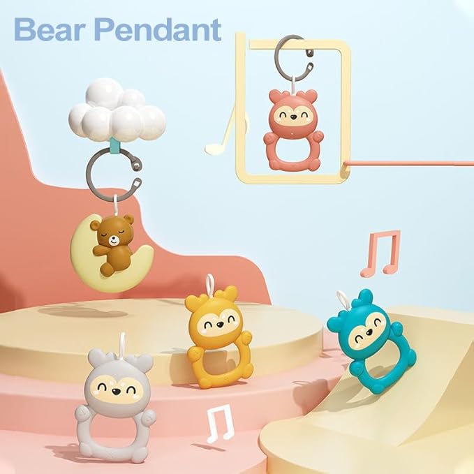 Curvear Baby Gym Play Mats for Floor Musical Activity Center Baby Piano Gym Mat Tummy Time Mat for Newborn, Gifts for Baby Newborn Toddler Infants Boys Girls 0-36 Months.