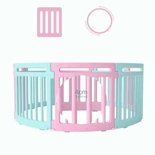 Kids round creative fence toddler games safety protective baby playpen for playing ball toy pool.