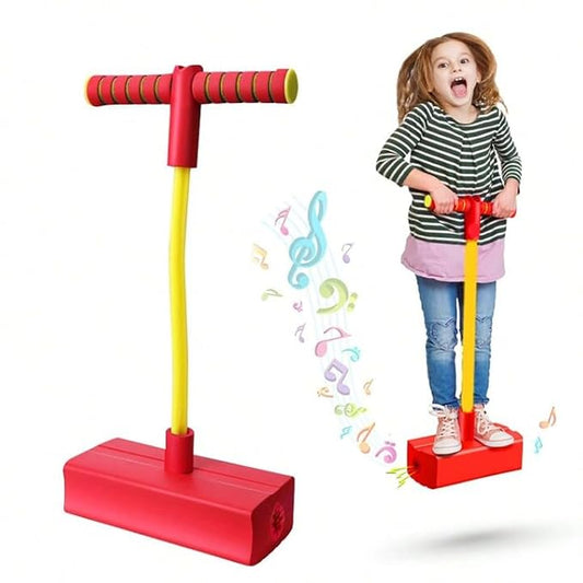 Curvear New Sports Games kids Toys Foam Pogo Stick Jumper Outdoor Playset Fun Fitness Equipment Toys For Children Gifts Boys Girls.