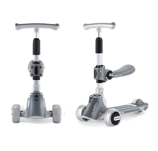 Curvear Kids Scooter 2-3-8 Girl Princess Baby Boy Can Sit and Ride The Meter Height 3-in-1 Skateboard Yo-yo Year