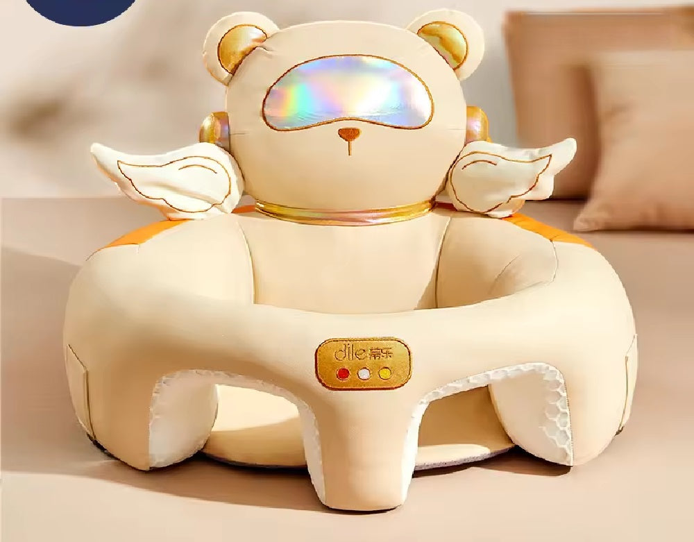 CURVEAR Baby Infant Dining Chair Practice Learning to Sit without Hurting Spine Drop-Resistant Training Seat Sofa