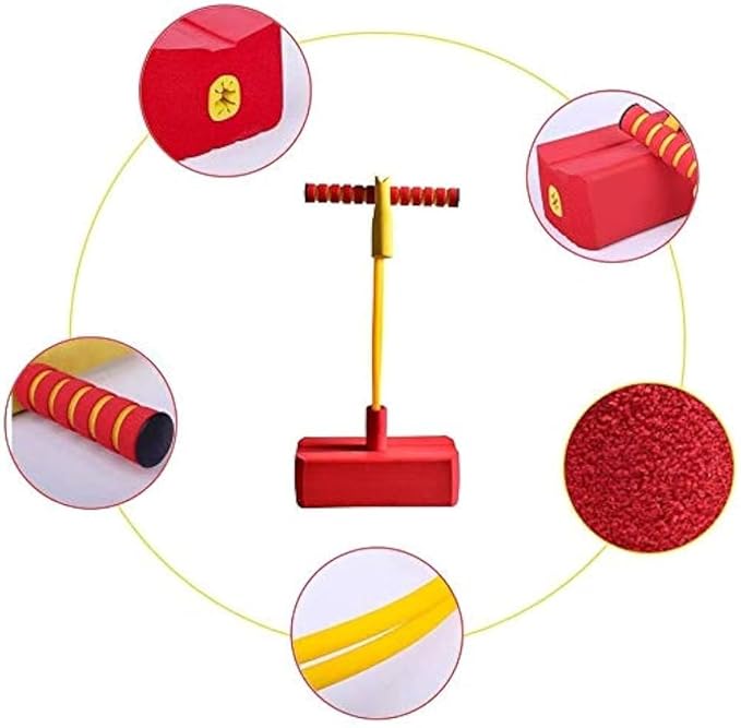 Curvear New Sports Games kids Toys Foam Pogo Stick Jumper Outdoor Playset Fun Fitness Equipment Toys For Children Gifts Boys Girls.