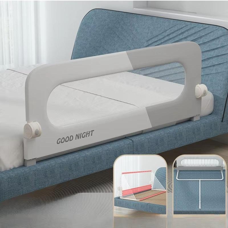 CURVEAR®️120CM Baby Safety Bed Rail, Child Safety Bedside Barrier, Adjustable Bed Fence for Toddler Protection and Safety.