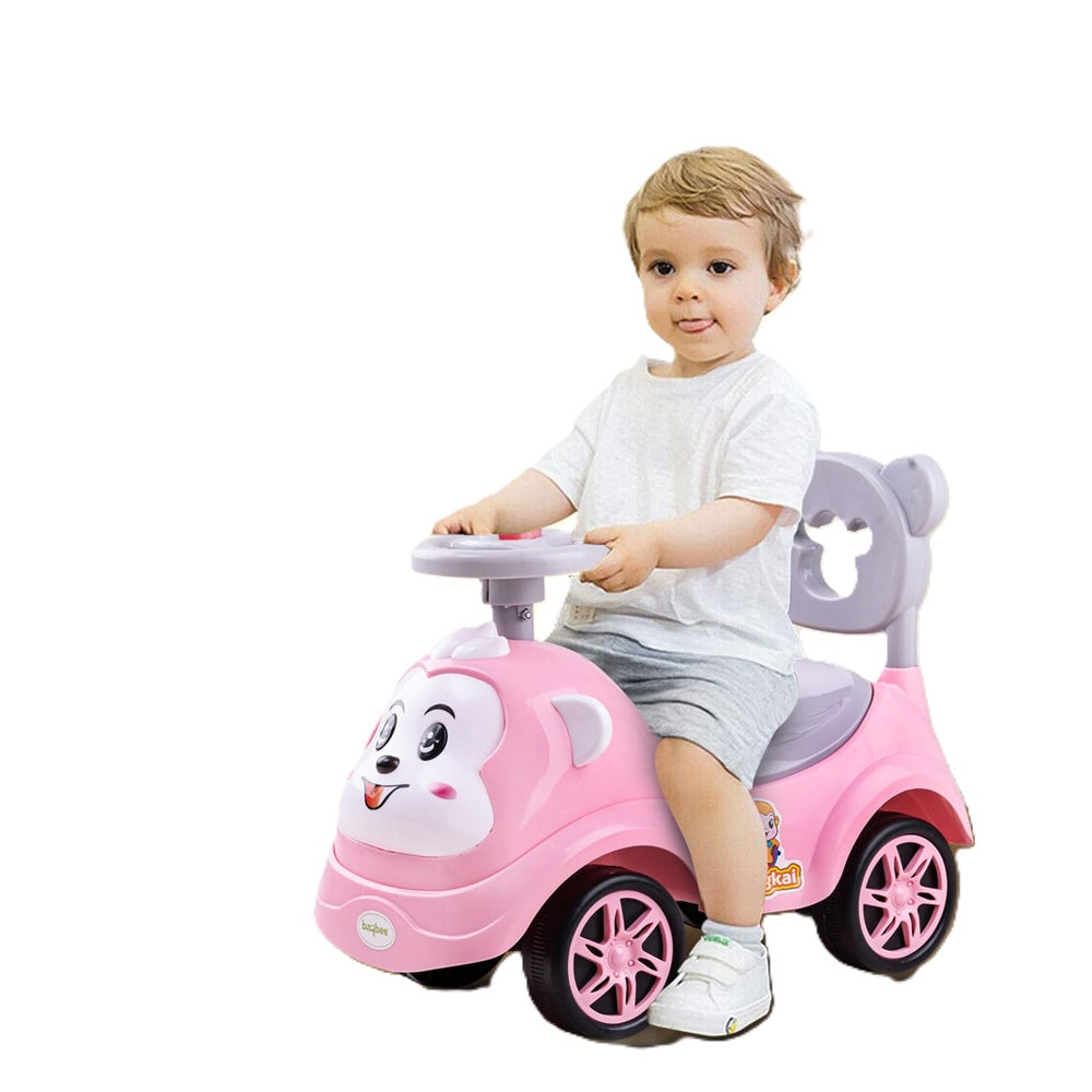 Baby Ride on Car for Kids, Baby Car with Music, Horn & Storage Seat | Push Toy Kids Car for Baby with High Backrest | Push Ride on for Kids for 1 to 3 Years Boy Girl Up to 25 Kgs .