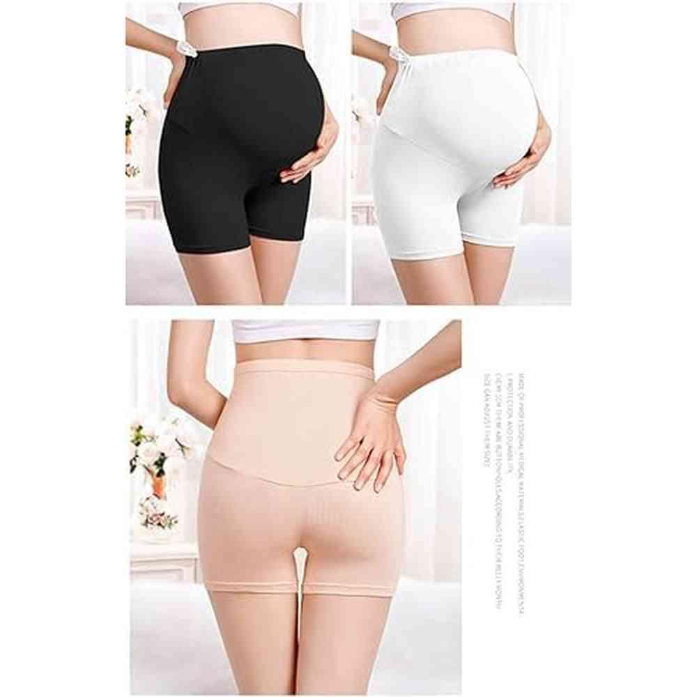 Curvear®️Women's Seamless Maternity Shapewear for Dresses Pregnancy Shorts Panties High Waist Mid-Thigh Underwear
