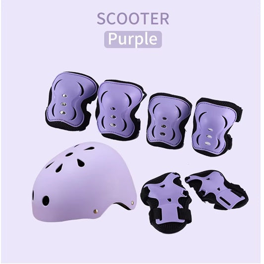 Curvear 2-10 Year Old Child Protective Helmet Set Roller Skating Protective Equipment Helmet Balance Car Skiing Protective Equipment.