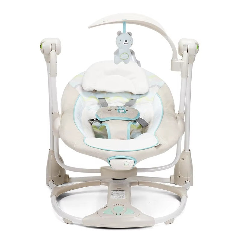 Curvear ®️Toddler Outdoor Sheep Lounge Rocker Chair with Vibration, Safety, Plastic Swing, Baby Bouncer for 1 Year Old.