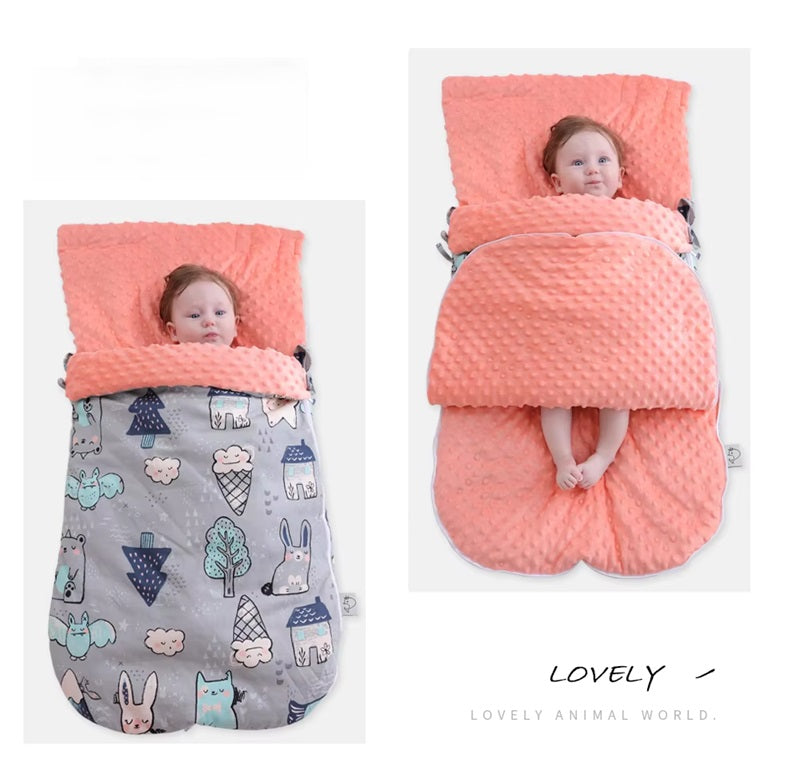 Curvear baby Sleeping Bag Anti-Kick, Safe Cotton Sleep Bag for Infants 0-12 Months, Comfortable, Cute Design for Boys and Girls.