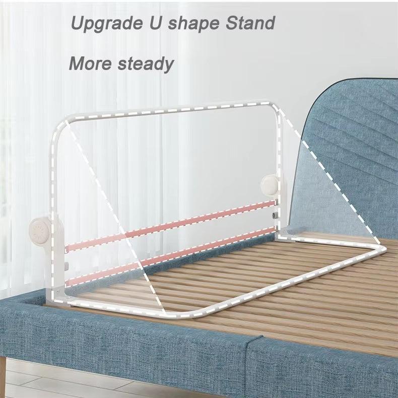 CURVEAR®️120CM Baby Safety Bed Rail, Child Safety Bedside Barrier, Adjustable Bed Fence for Toddler Protection and Safety.