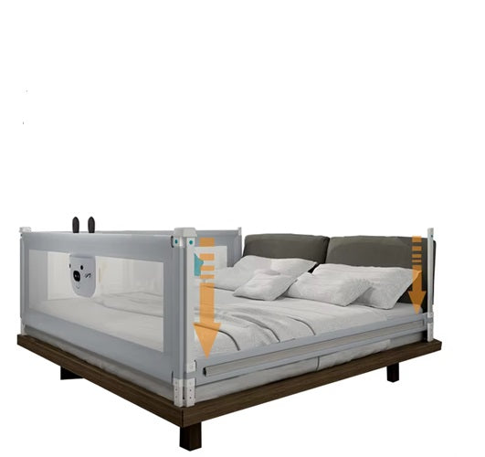 Curvear Baby Safety Bed Rail, Adjustable Child Bedside Barrier for Toddler Protection and Safety