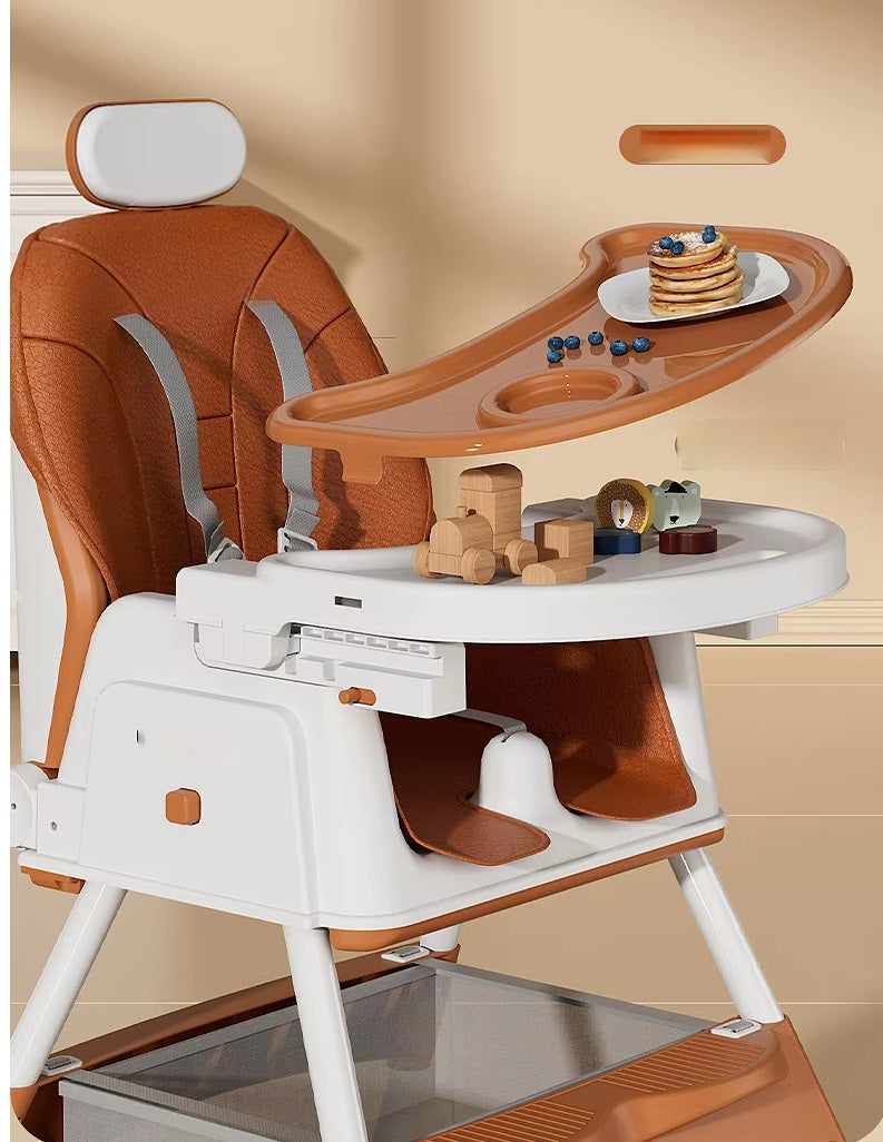Height Adjustable Baby Dining Chair with Toy Stand, Perfect for Home, Kids’ Dining Table Chair