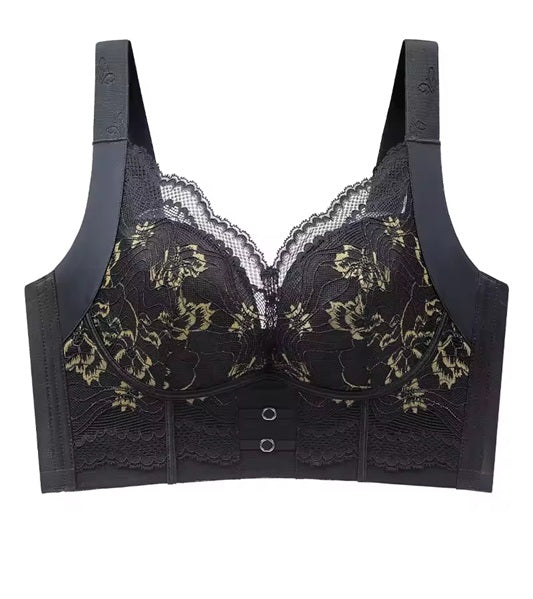 Curvear Women’s Wire-Free Push-Up Bras C/D Cups, 36-46, Red, Blue, Black, Comfortable Brassiere for Everyday Wear and Support.