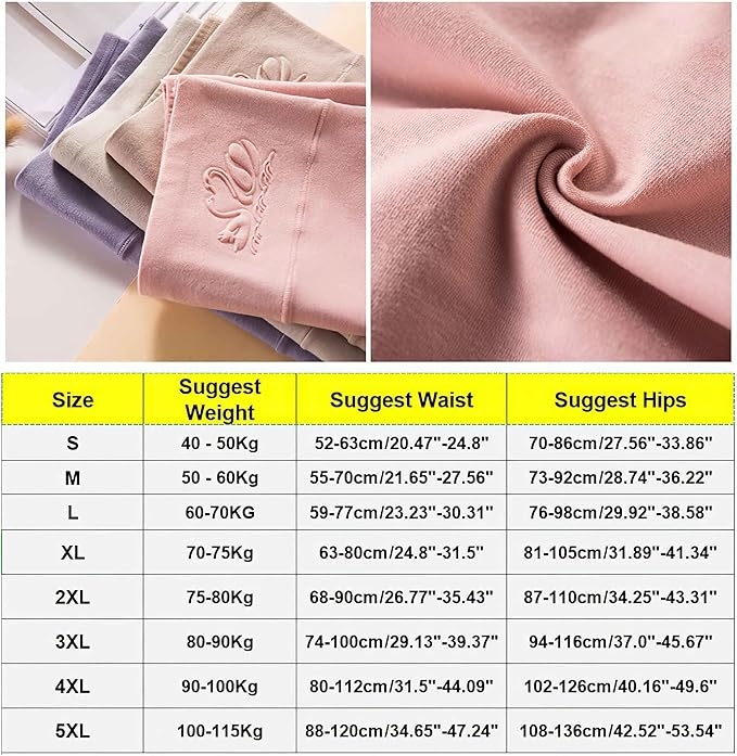 Curvear Quality Plus Size Soft Cotton Hipster Briefs Underwear Panties for Women, Comfortable, Breathable, Stylish, Durable.. 2 set