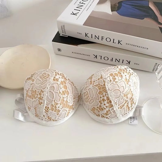 Women's Cotton Underwear Sexy Lace Brassiere Fashion Strapless Push Up Bra Backless Invisible Bra Female Sexy Lingerie Plus Size.