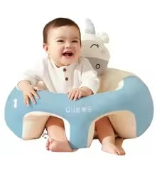 CURVEAR Baby Infant Dining Chair Practice Learning to Sit without Hurting Spine Drop-Resistant Training Seat Sofa