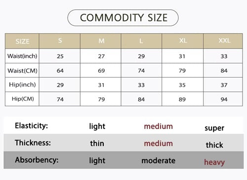 Women Colorful Organic Cotton Bamboo Culotte Menstrual Reusable Menstrual Underwear Leakproof Period Panties Heavy Flow.