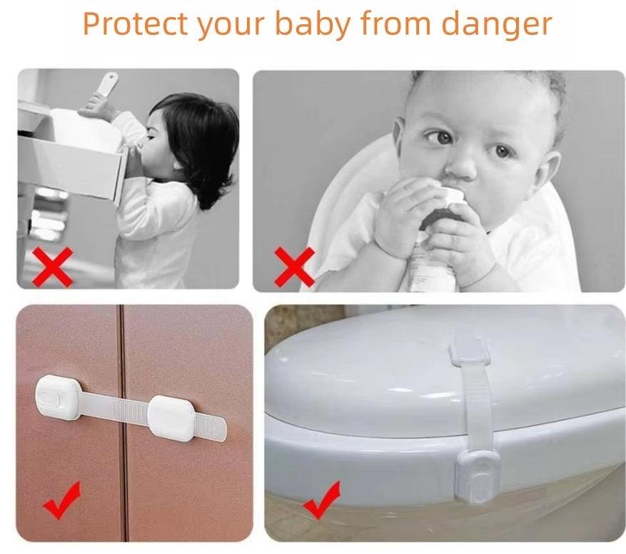CURVEAR ®️Childproof Your Home with Simple, Effective Drawer Locks to Keep Kids Safe from Harmful Contents