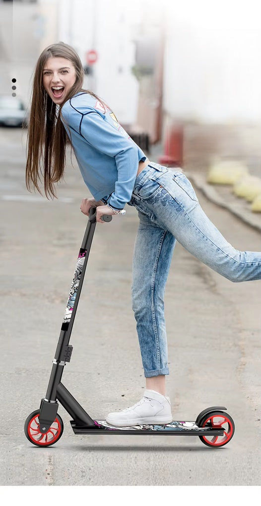 Curvear Baby Scooter, Safe Two-Wheeled Ride, Adjustable Height, Fun and Sturdy Scooter for Toddlers and Kids.