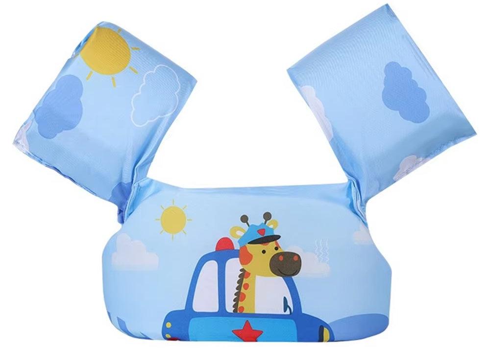 CURVEAR®️Baby Swim Rings Foam Cartoon Arm Sleeve Ring Floating Vest Garment Floating Kids Safety Life Vest Children's Swim Life Jackets