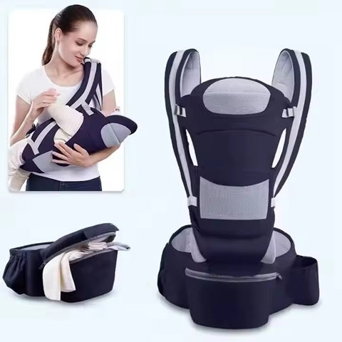 Curvear Baby Carrier Flip 4-in-1 Carrier - Ergonomic, Convertible, face-in and face-Out, Front and Back Carry for Newborns and Older Babies.